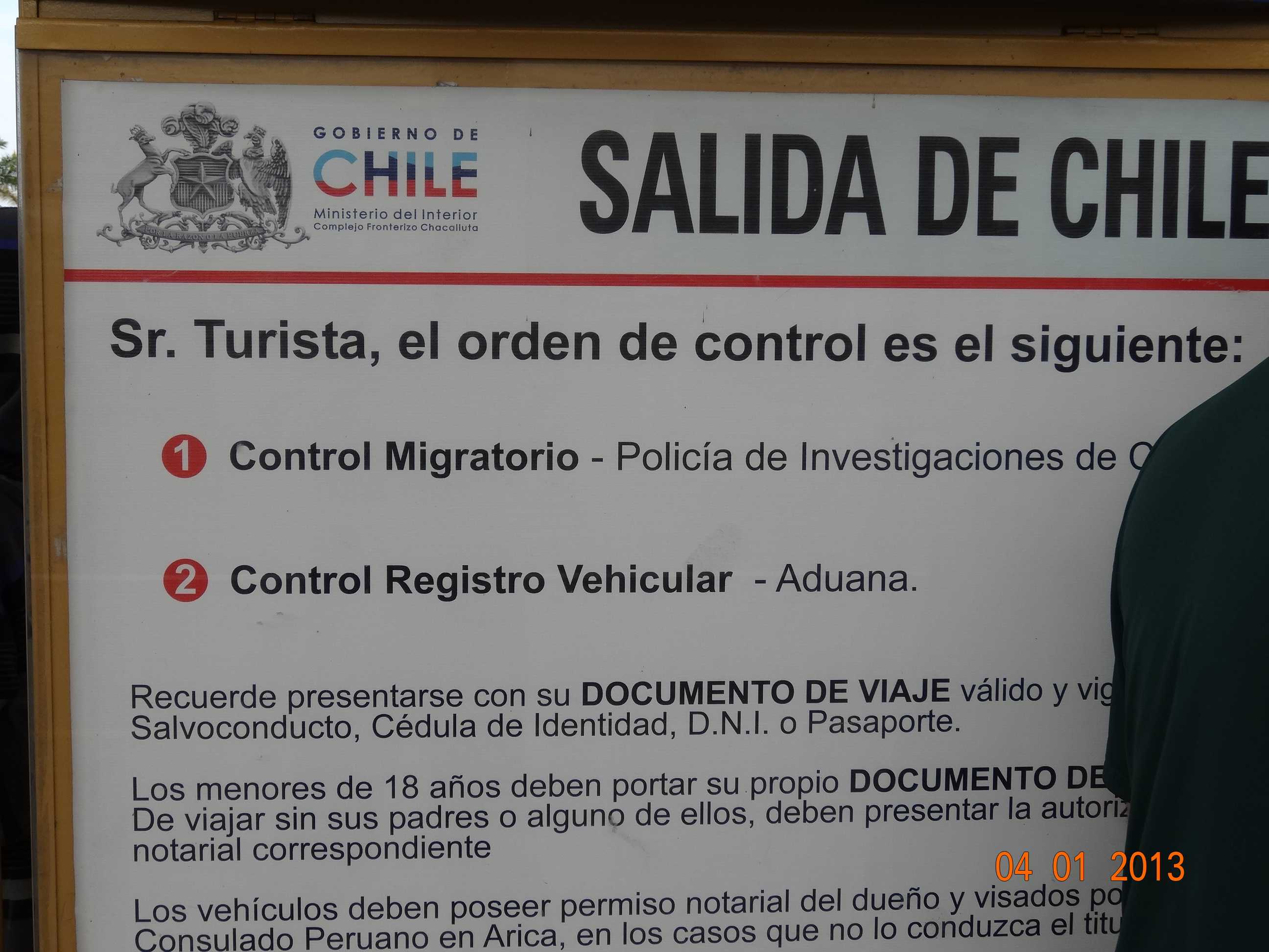 Procedimentos de saída