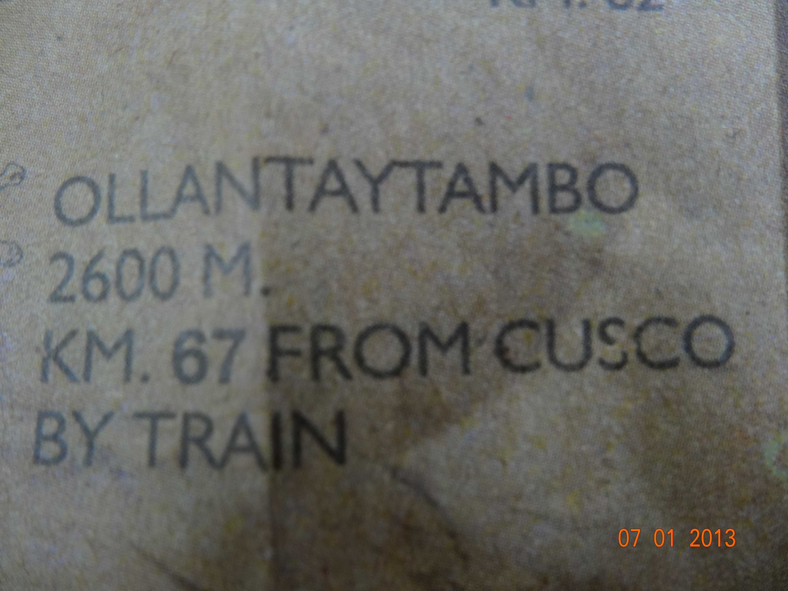 Onde fica Ollantaytambo