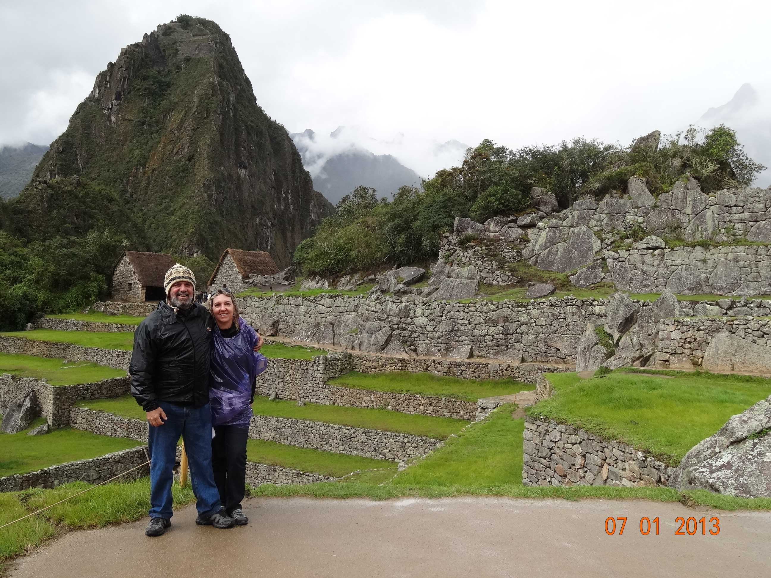 A montanha ao fundo - Wainapicchu