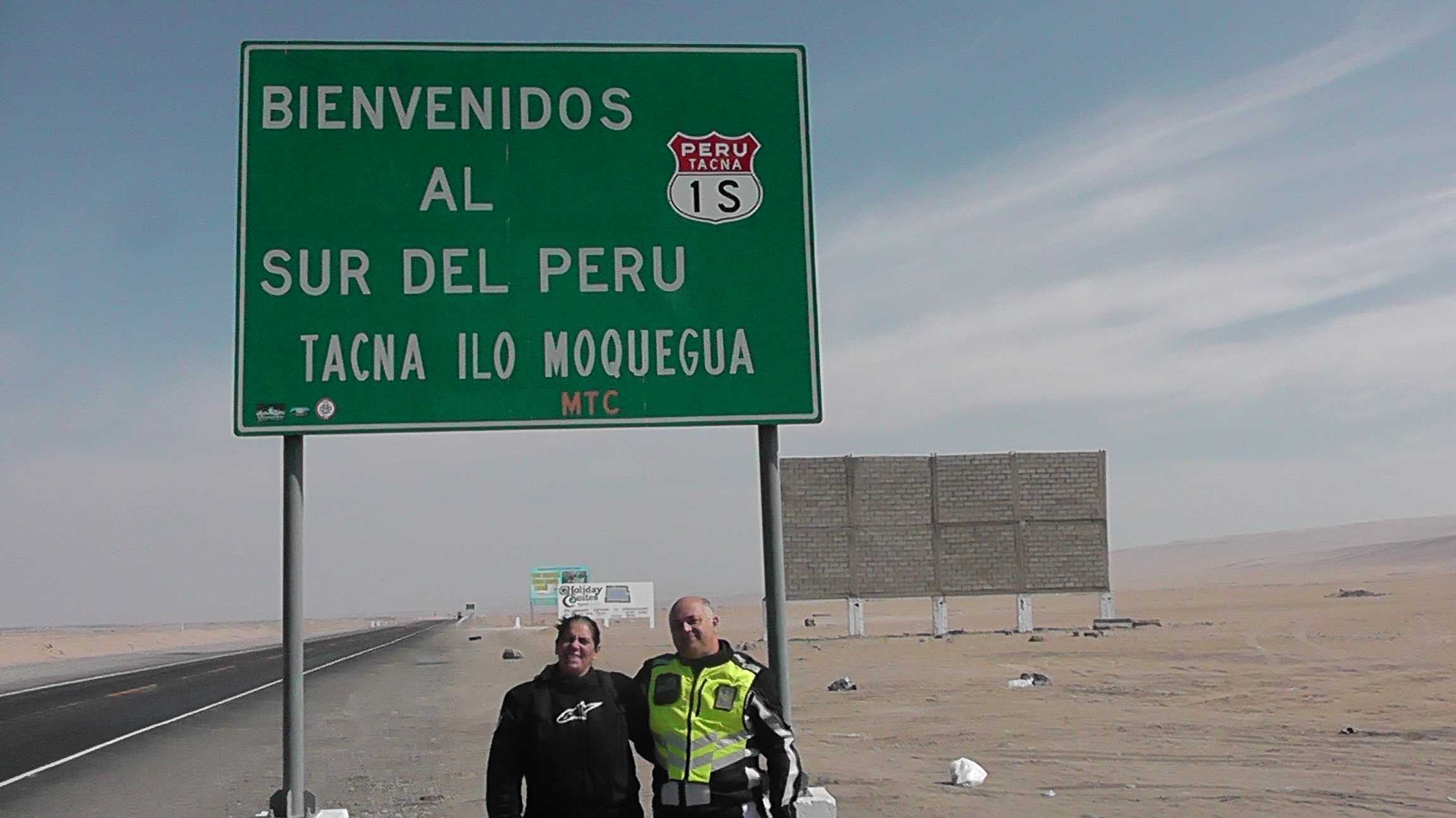 Dona Silvana e eu em sul del PERU