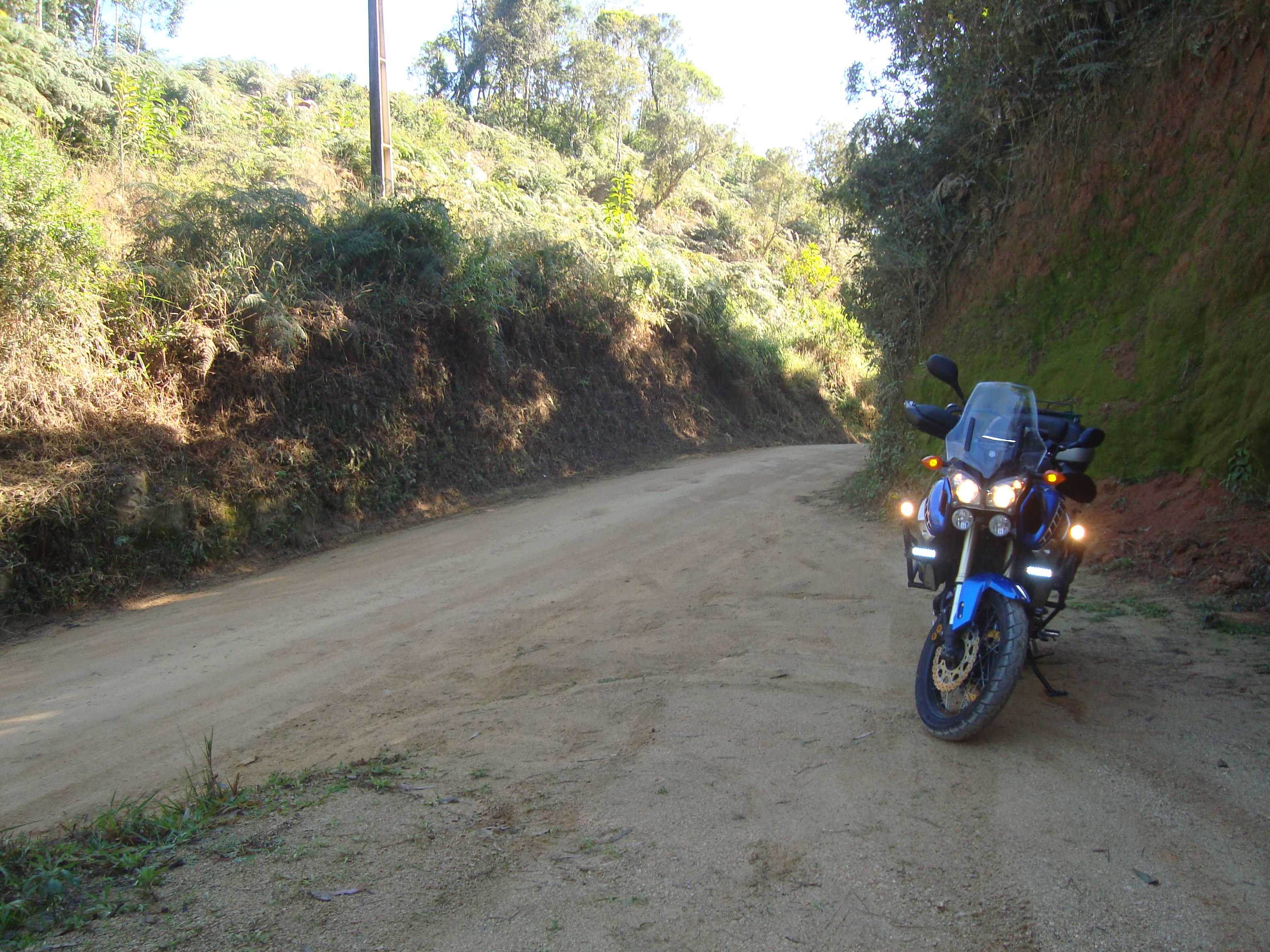 Uma pausa para foto, bom local para estacionar.