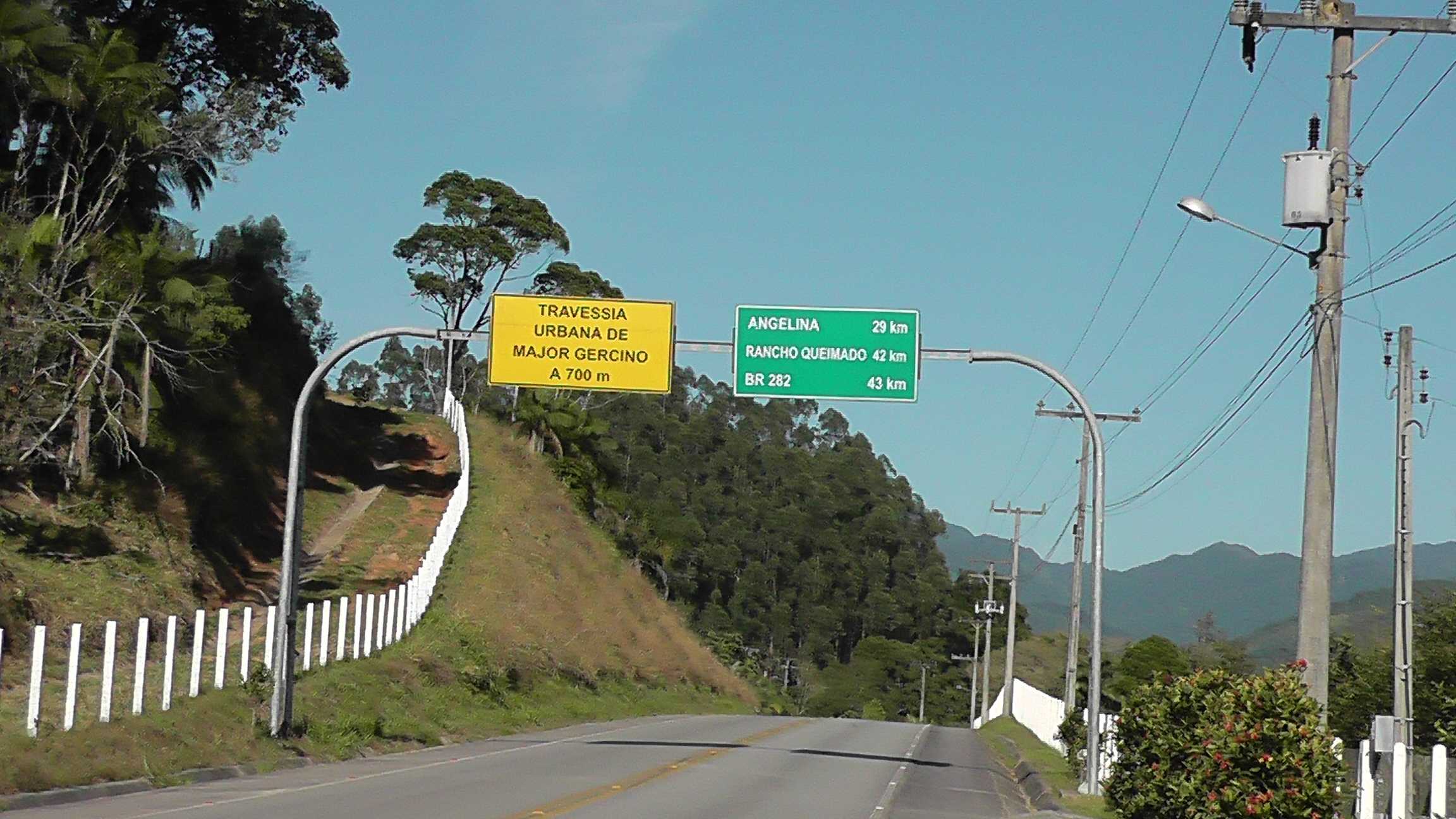 Chegando em Major Gercino