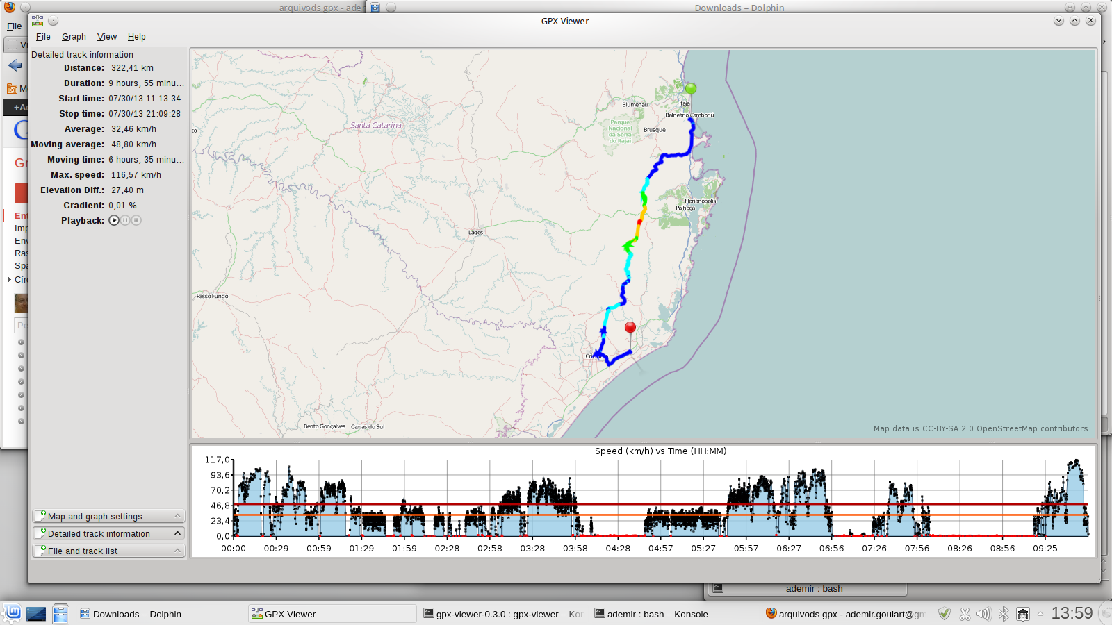 Roteiro de ida By GPX-viewer