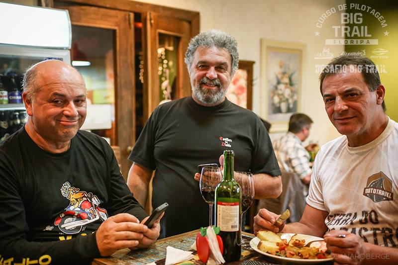 Hora de jantar e relaxar...