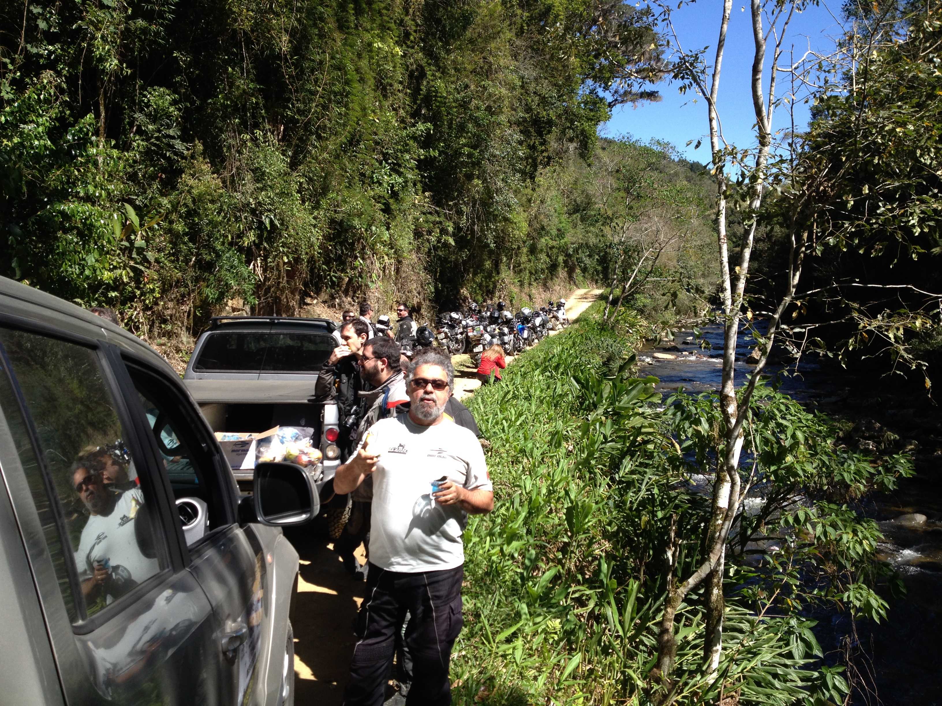 Primeira parada para Hidratação...