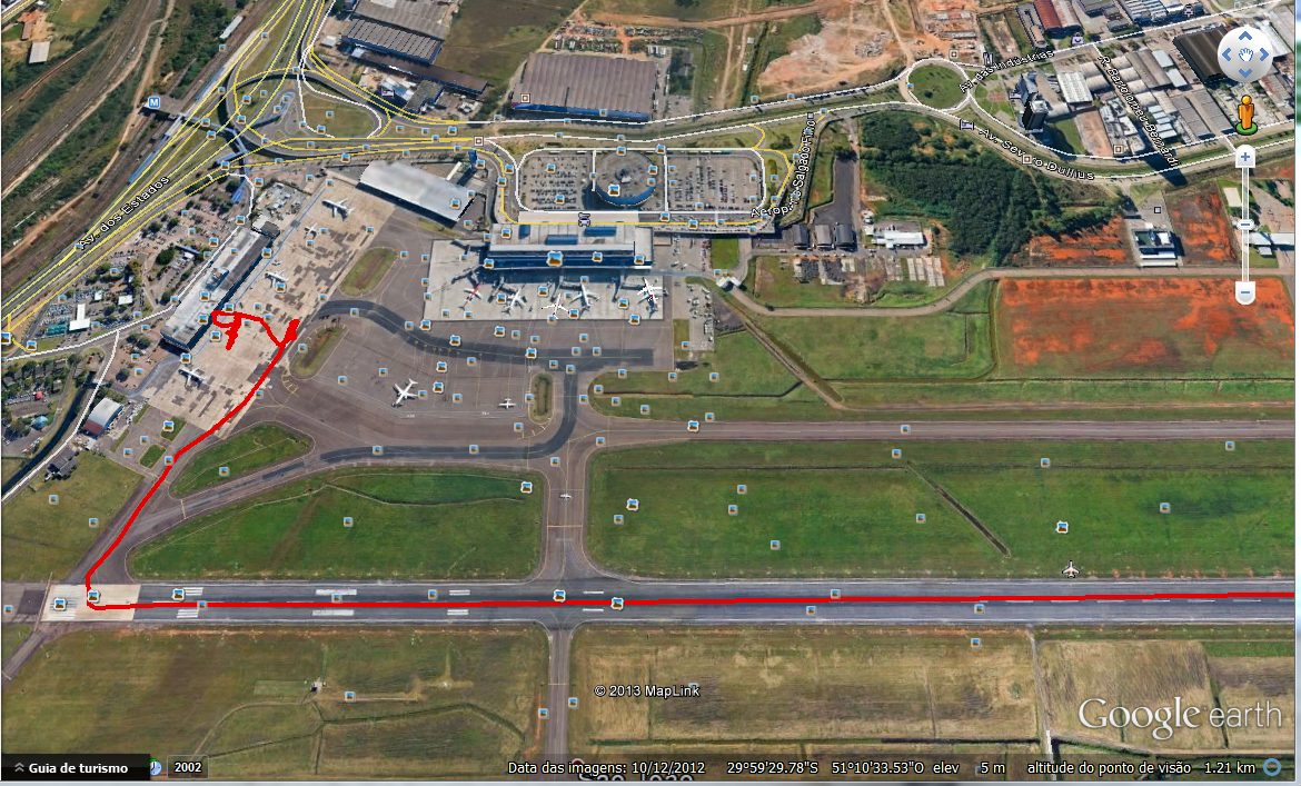 Taxiando em Porto Alegre