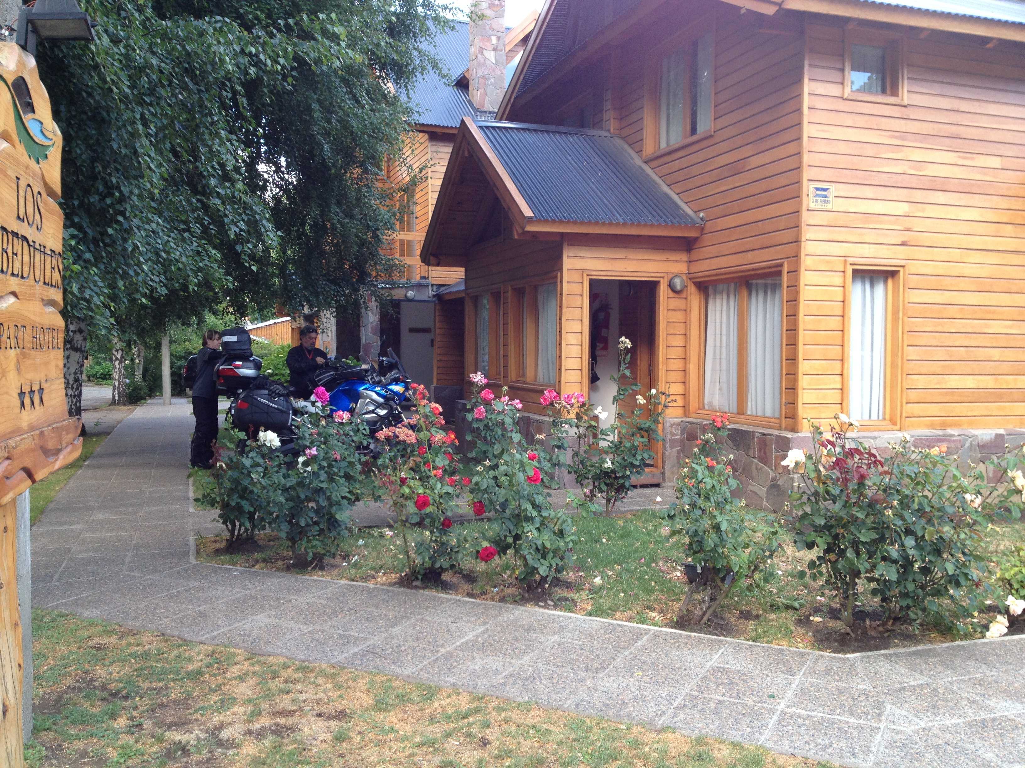 Preparando a bagagem para sair de San Martin de Los Andes