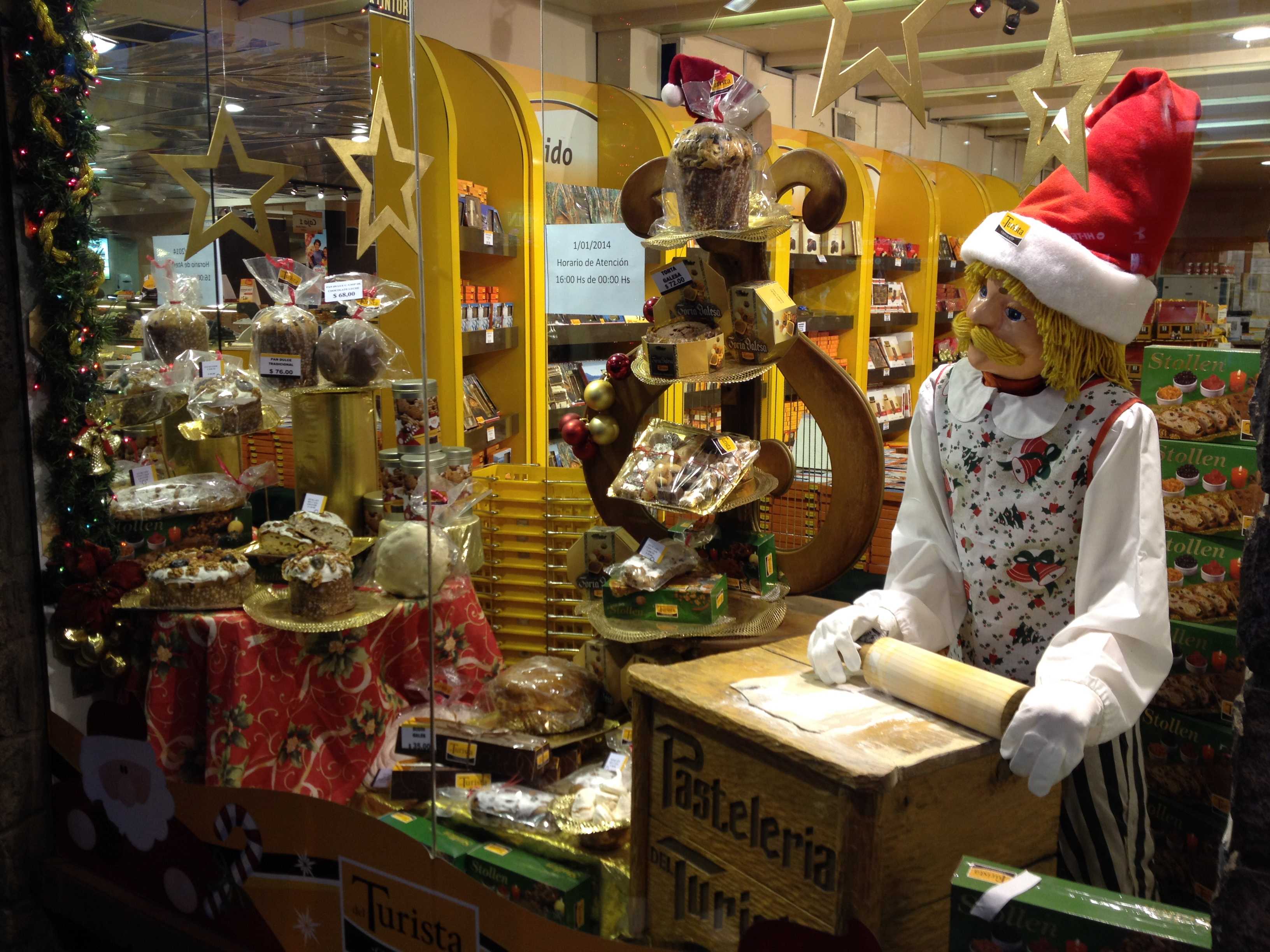 Muitas ofertas de doces e chocolates...