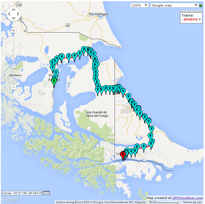 14/01/2014  (Dados do Followme - Arquivo GPX do GPS perdido)