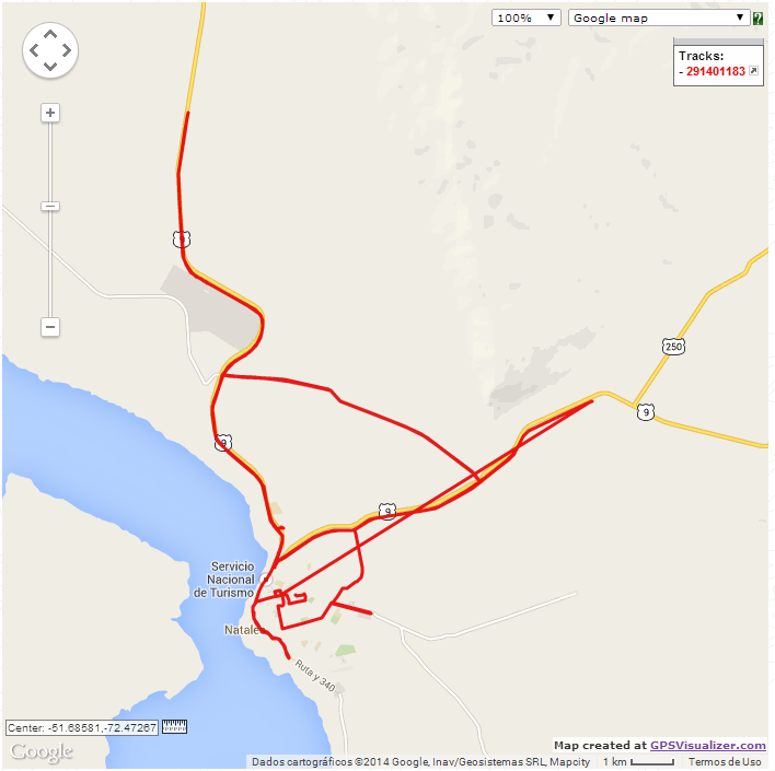 Voltas em Puerto Natales dias 18 e 17/01/2014