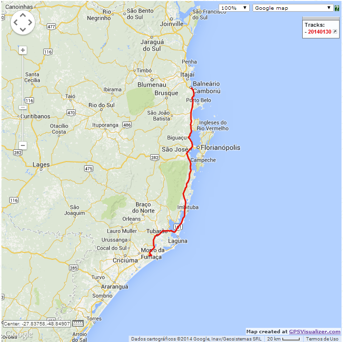 Roteiro do dia 30/01/2014