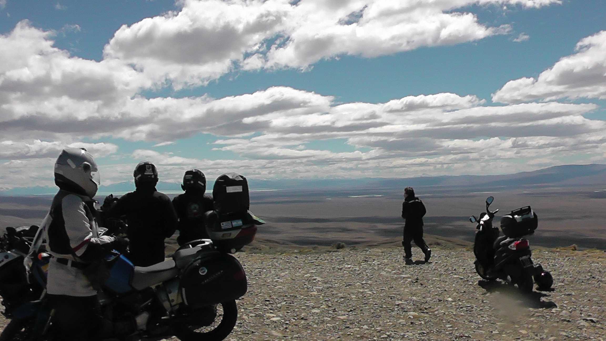 Vista panorâmica e a Burgman do Japonesinho 