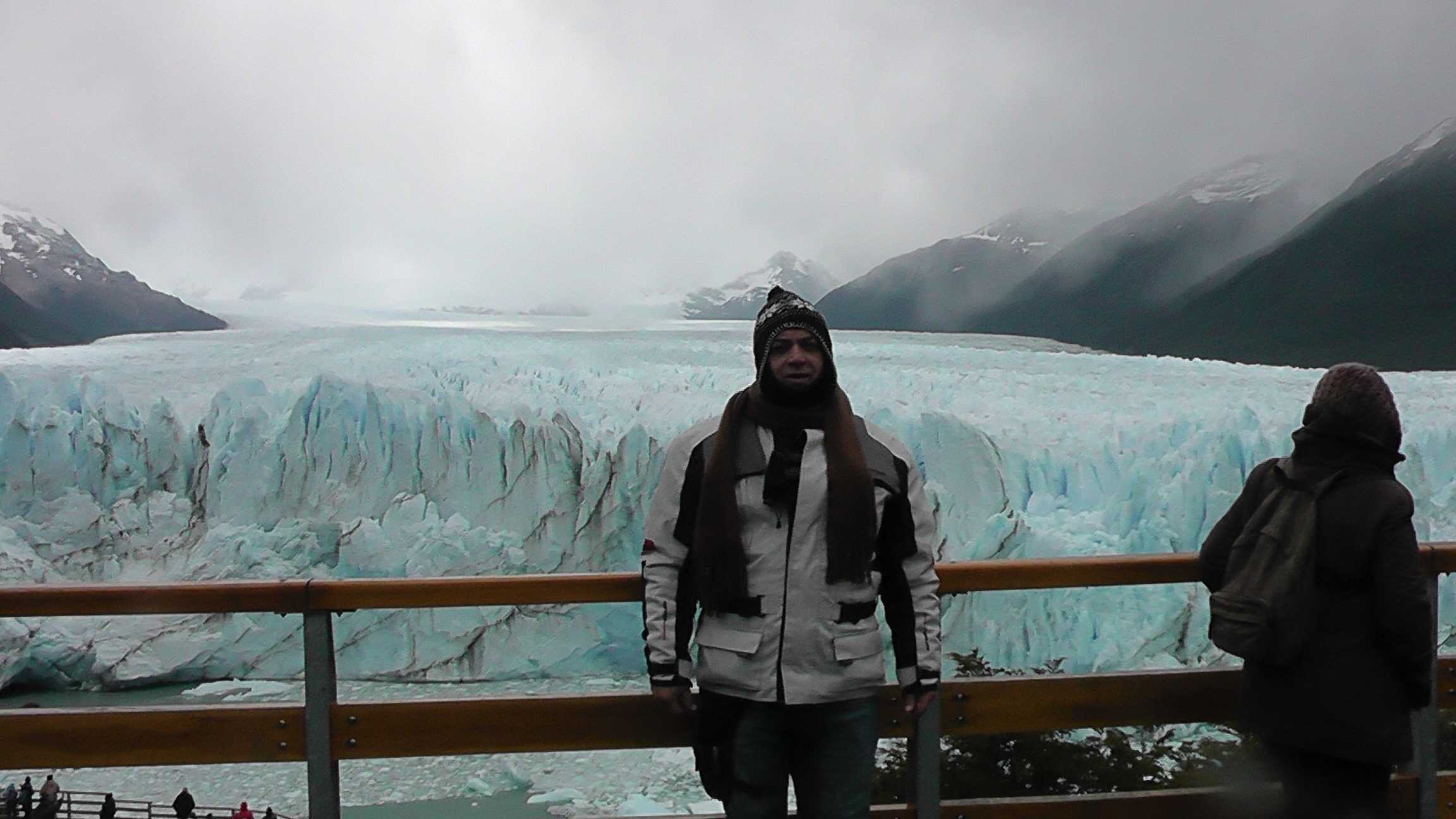 Muito gelo em todos os lados