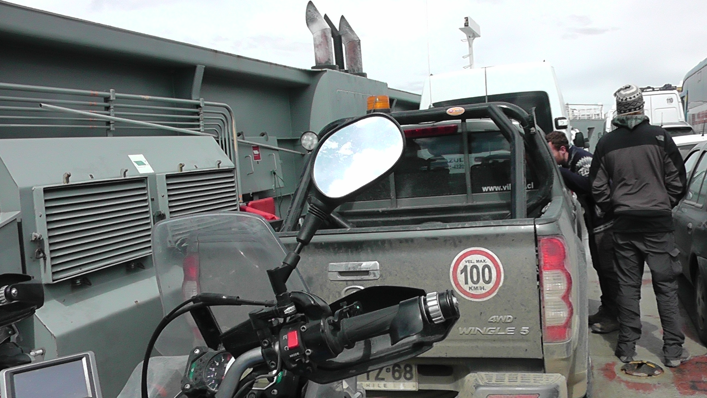 Travessia com muita ondulação