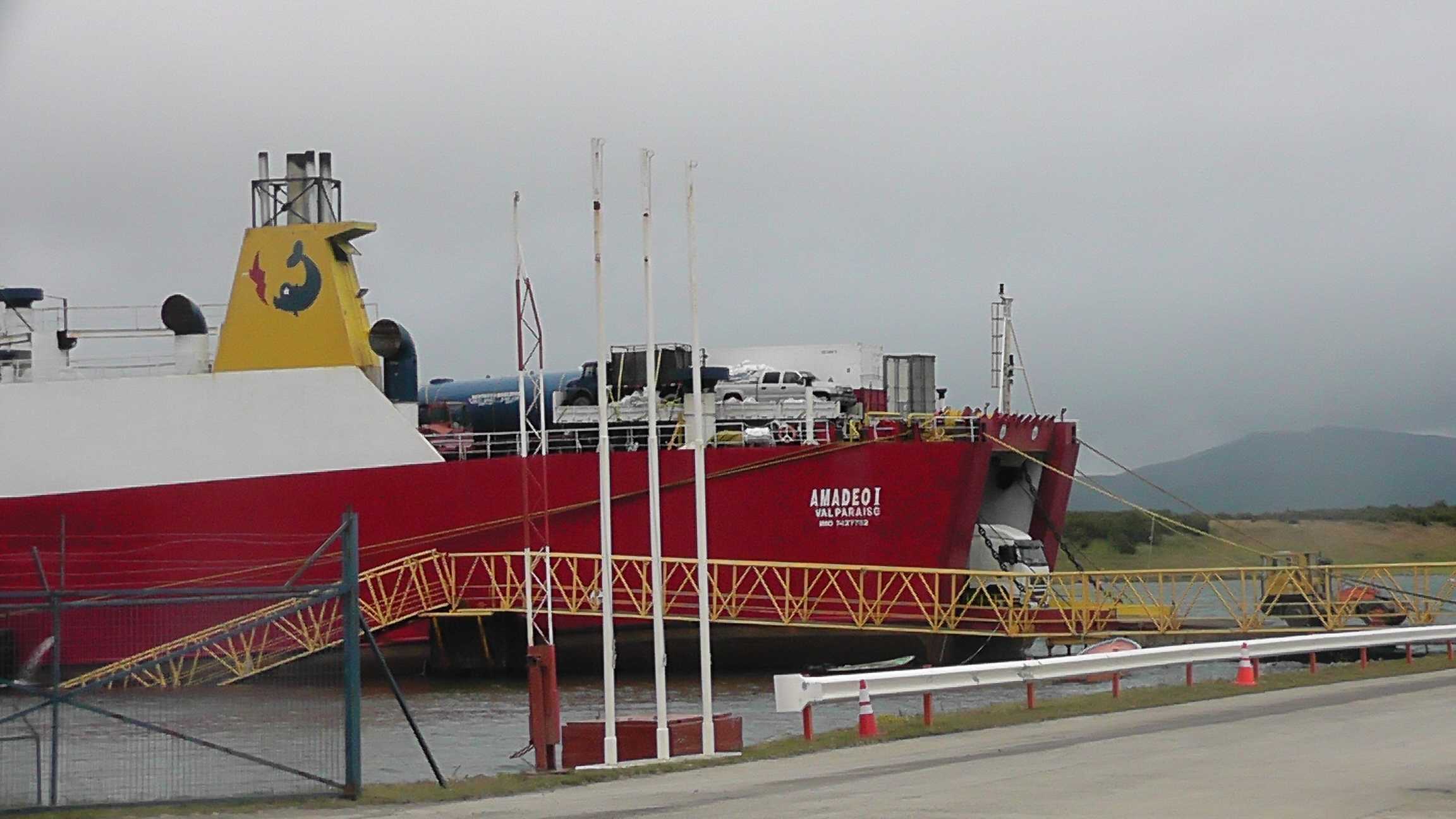 Mais um caminhão saindo