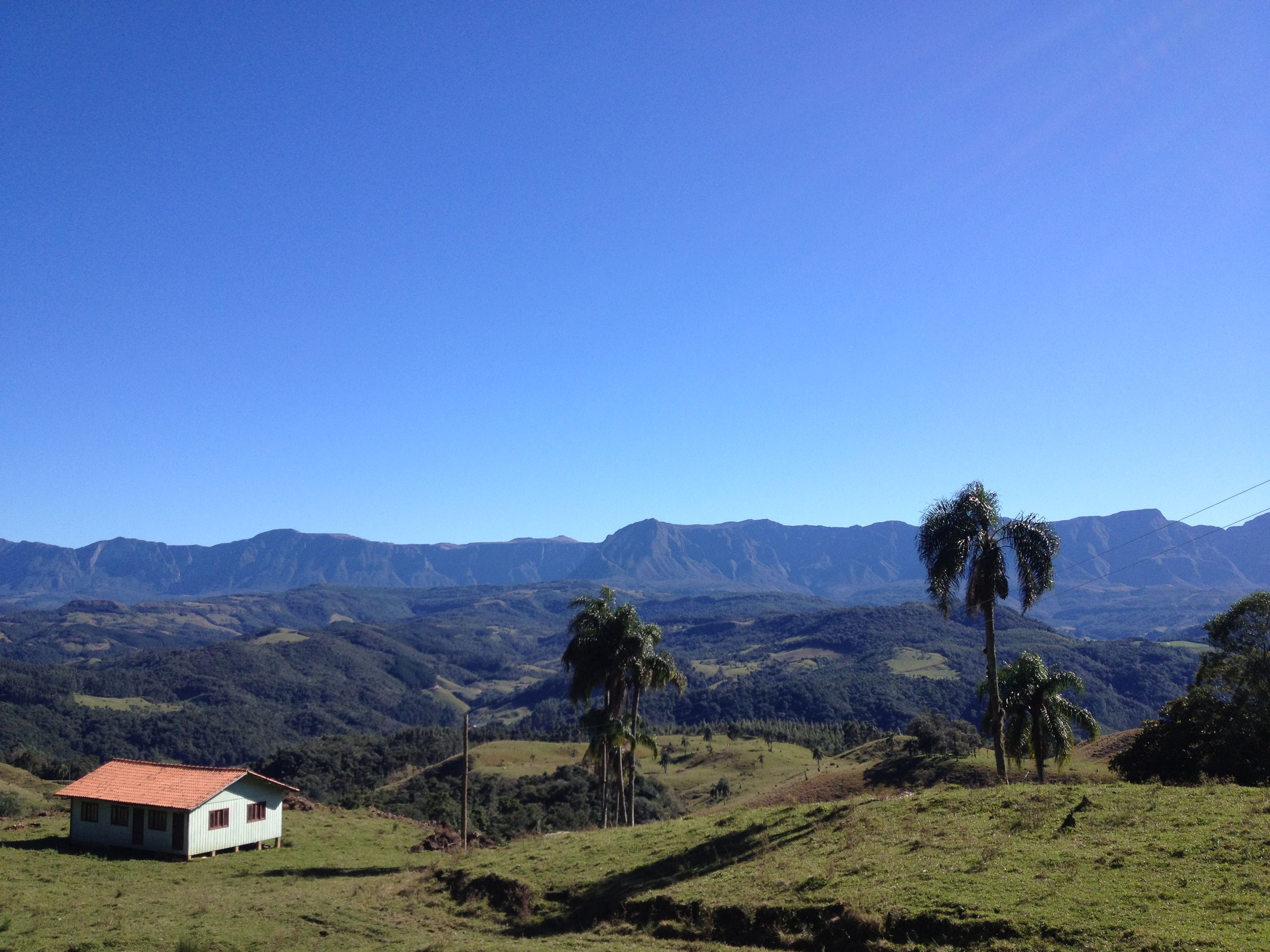 Os paredões da serra...
