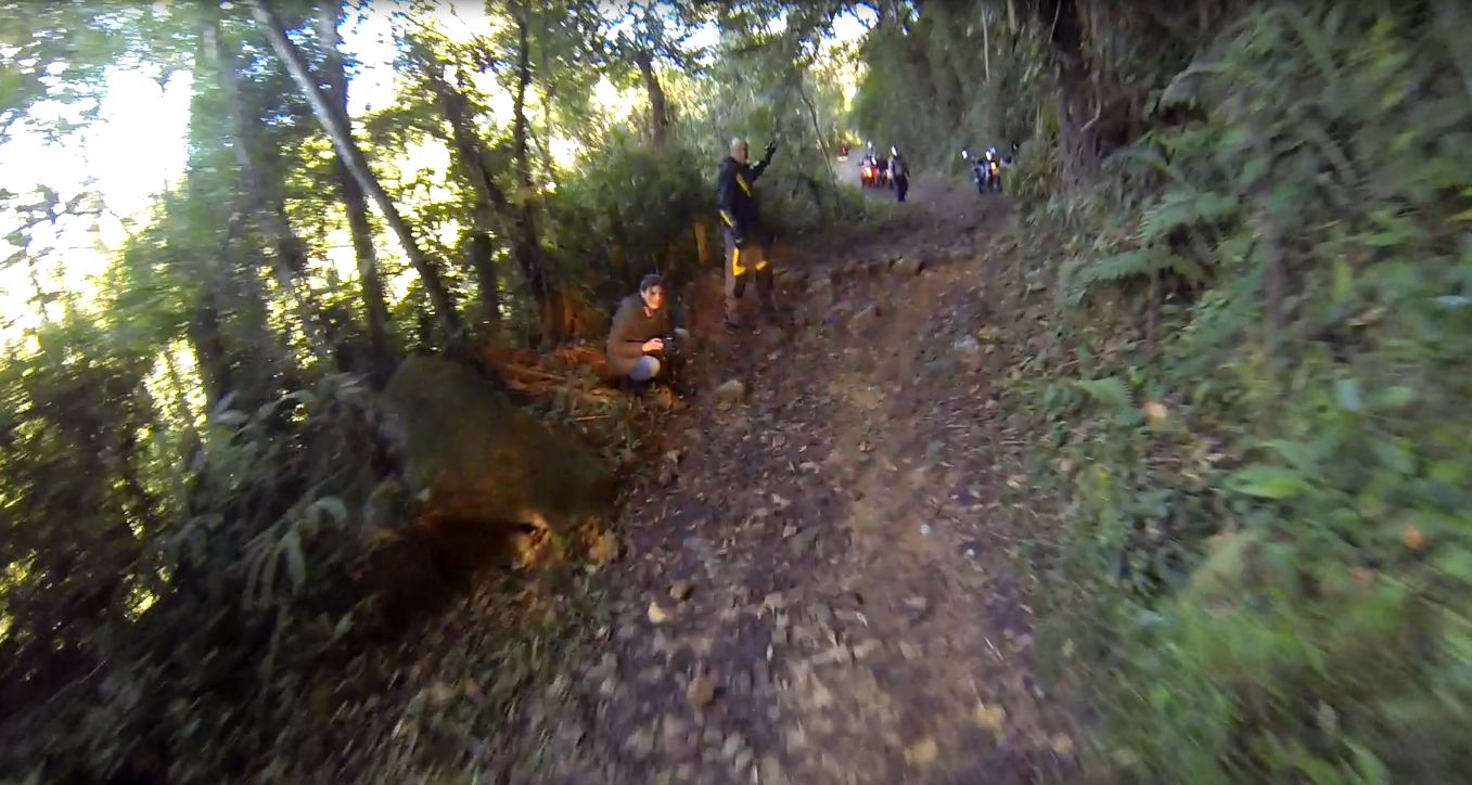 Degrau de pedra para escalar...