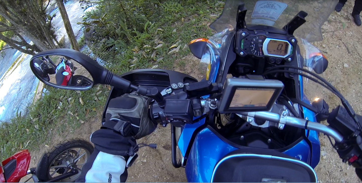 Parando para apreciar o local