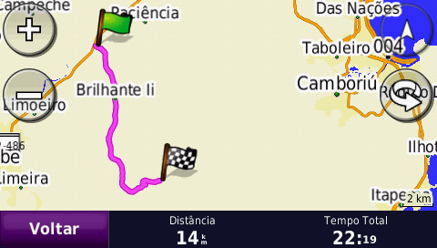 Pré Visualizando a rota