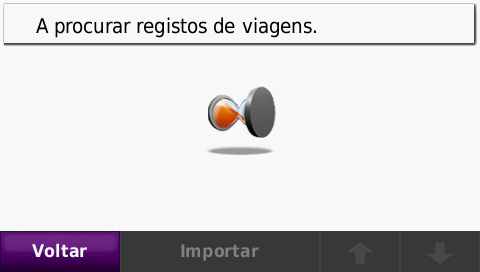 Procurando Registros de Viagens