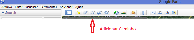 Adicionar caminho no Google Earth