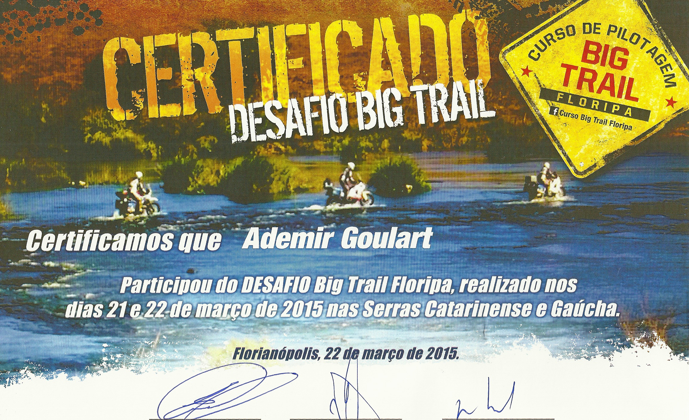 C E R T I F I C A D O