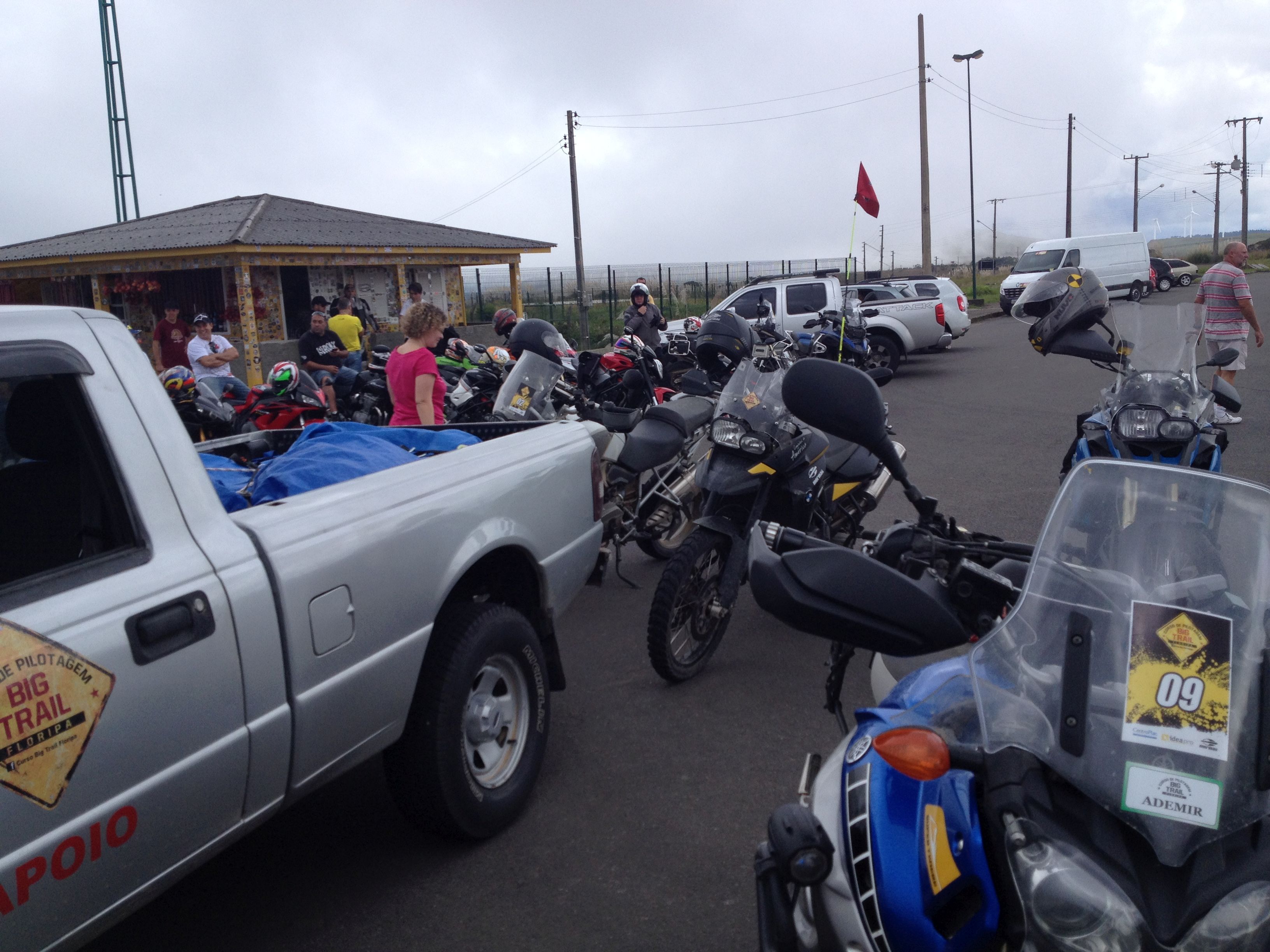 Mirante SRR sempre com diversos motociclistas