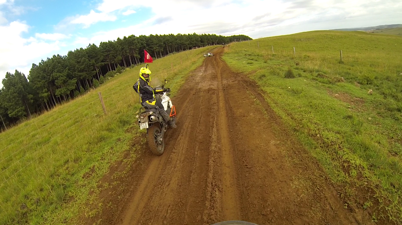 O instrutor em stand by