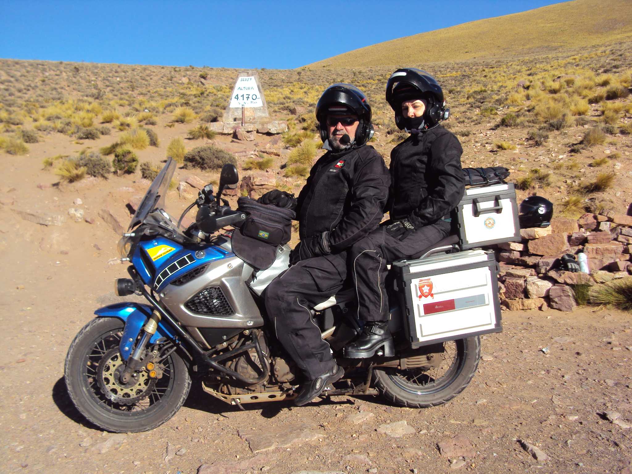 Marli e Marcio Ponto mais alto Argentina