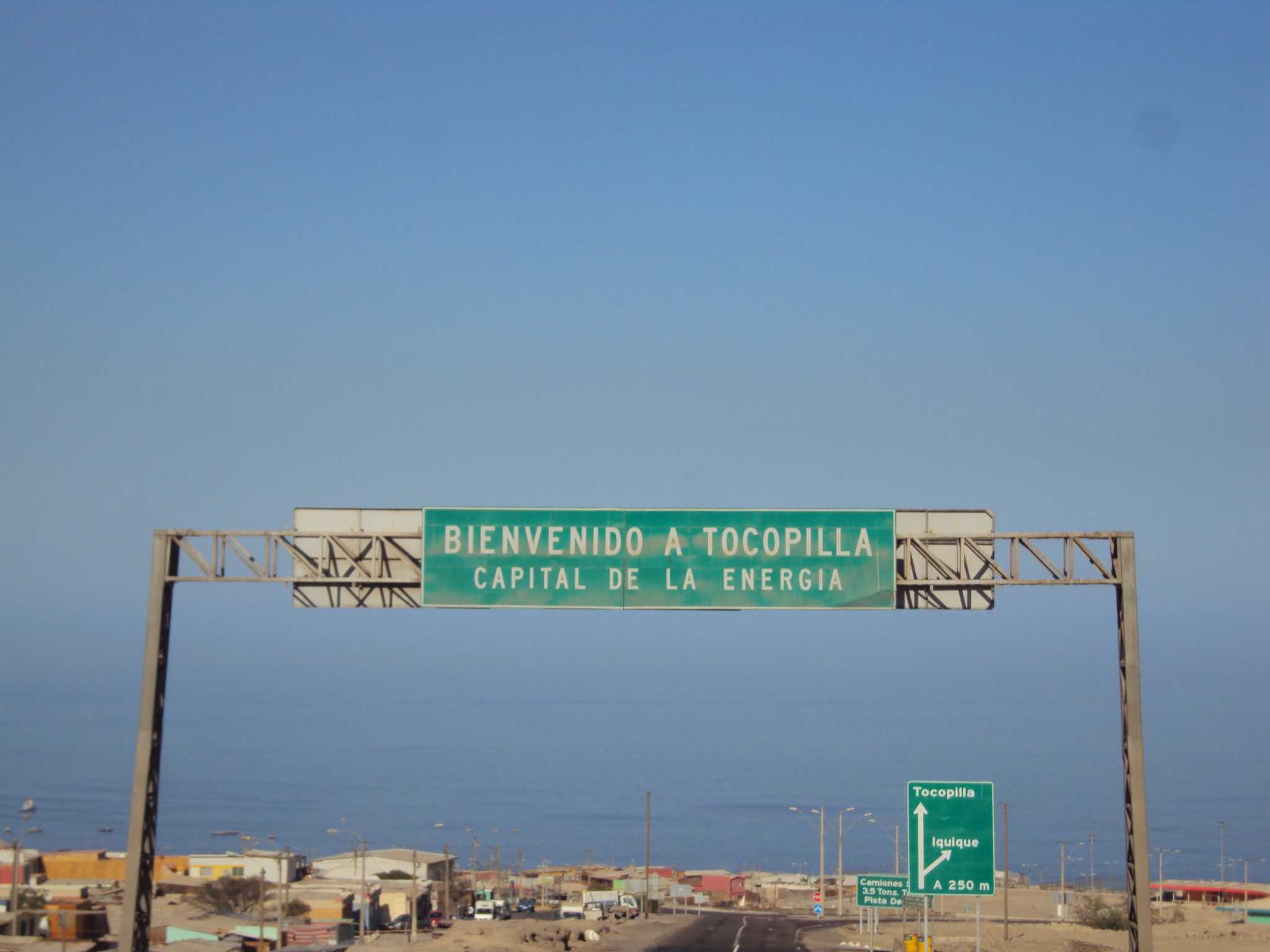 Chegando em Tocopila