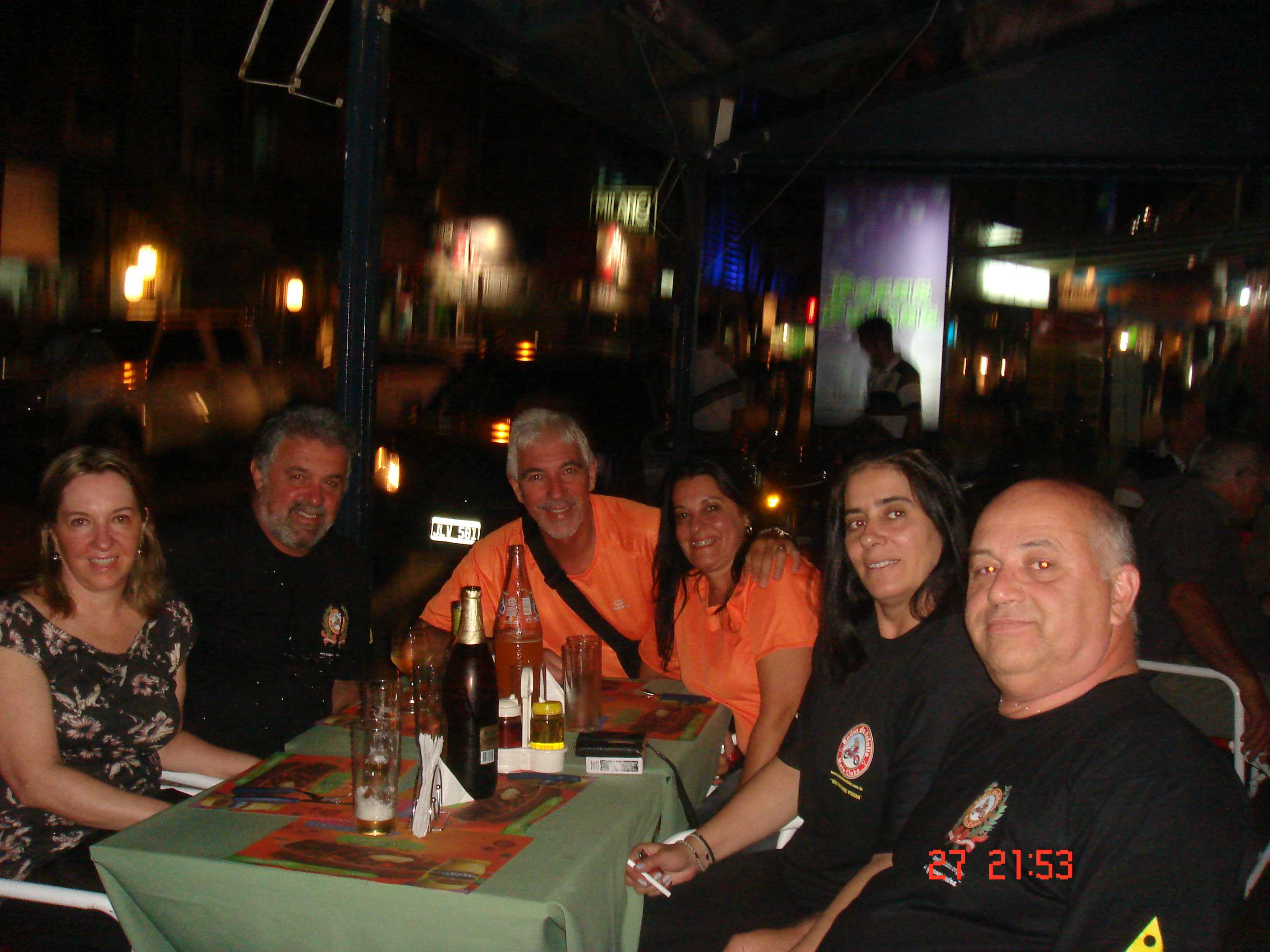 A noite uma janta merecida apos tanta chuva