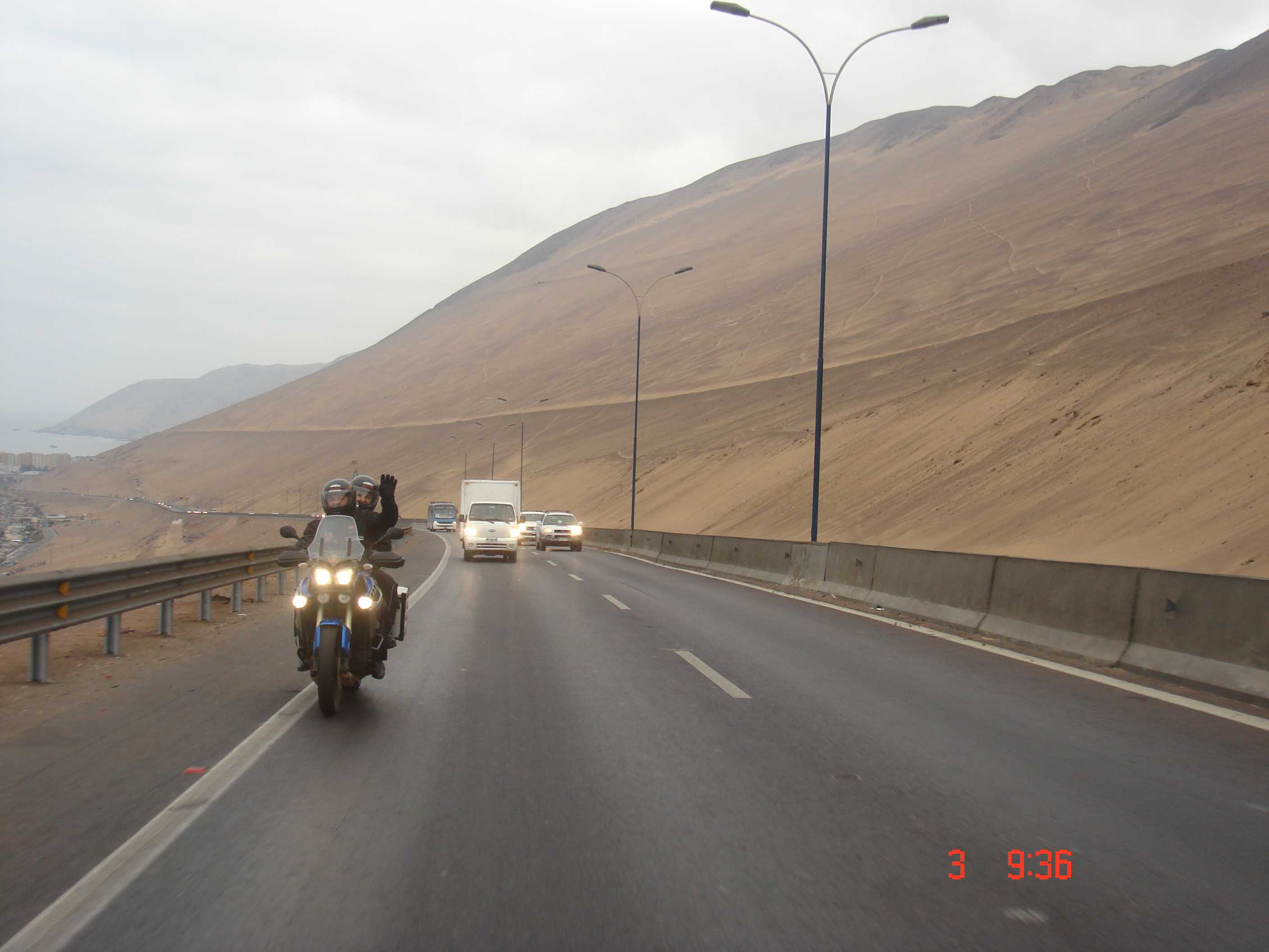 Marcio e Marli saindo de Iquique